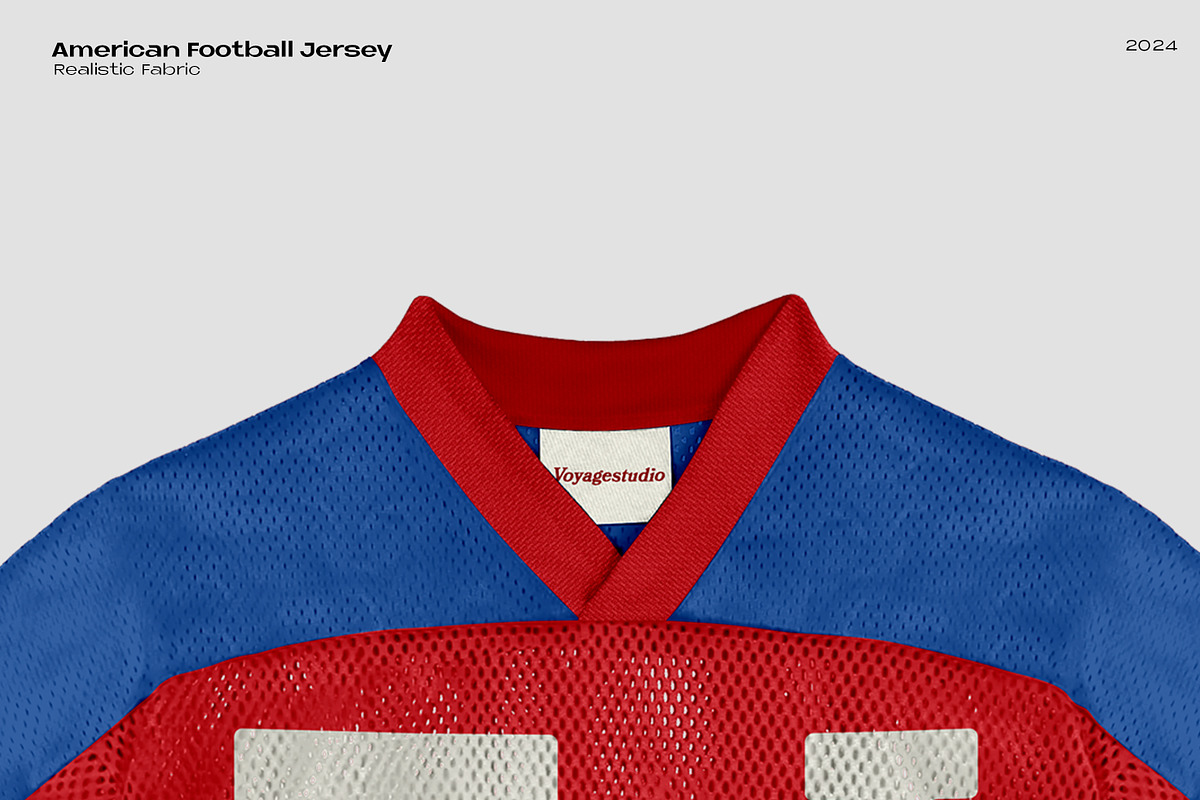 AMERICAN FOOTBALL JERSEY, an Apparel Mockup by Voyage Studio (Photo 2 of 4)