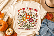 Retro Flowers Halloween Png Bundle, an Object Graphic by Daisy Design (Thumbnail 12 of 21)