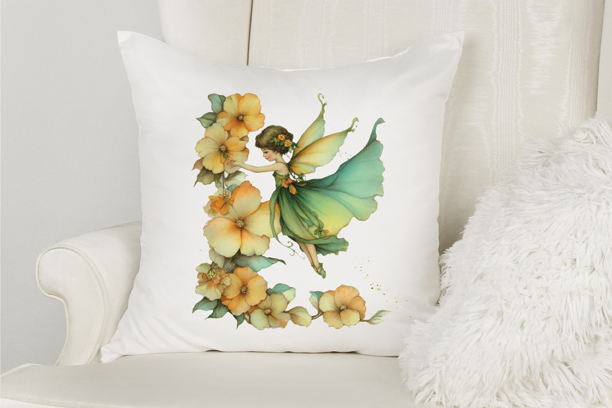 Whimsical Spring Fairy Clipart, an Illustration by designcity5 (Photo 4 of 5)