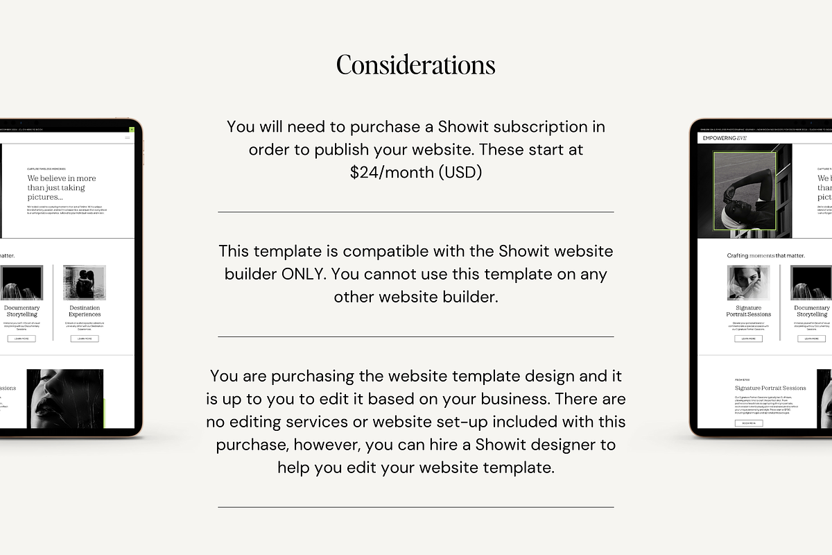 Website Template For Creatives, a Websites & App Template by Emily Betts (Photo 6 of 6)