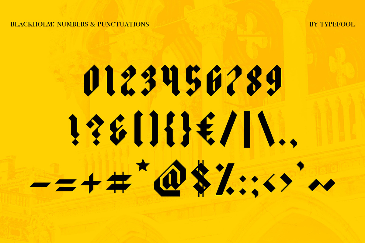 Blackholm - Blackletter font, a Blackletter Font by Typefool's Shop (Photo 8 of 9)
