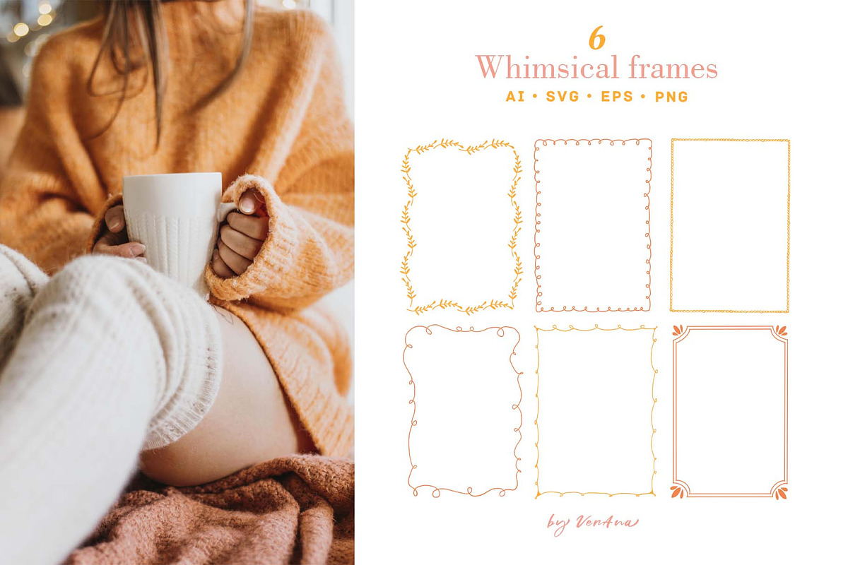 Fall & Halloween clipart. Autumn set, a Seasonal Illustration by VerAna (Photo 3 of 20)