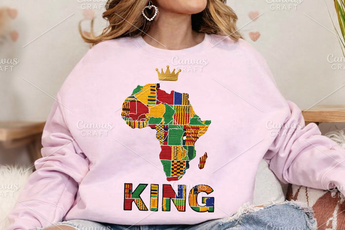 African King Map Black History PNG, an Illustration by Canvas Craft (Photo 4 of 6)