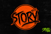 Story Brush - Horror Halloween Font, a Script Font by dexsarharryfonts (Thumbnail 2 of 5)