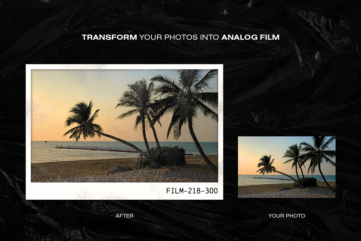 Analog Film Photo Frame Template, a Mockup by DesignerCandies (Photo 6 of 13)
