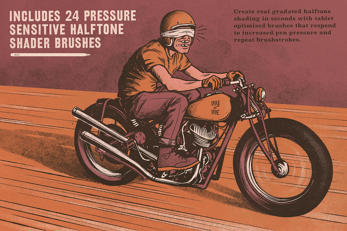 Procreate Texture Brush Bundle preview 6