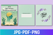 2026 CBT Anxiety Workbook & Journal, a Stationery Template by Designmela01 (Thumbnail 2 of 6)