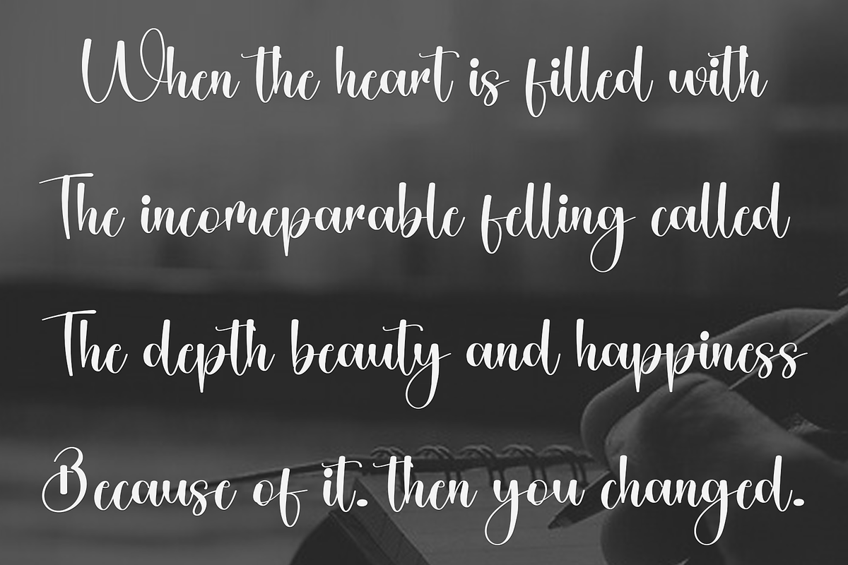 Beautiful Handmade, a Handwritten Font by InermediaSTUDIO (Photo 7 of 9)