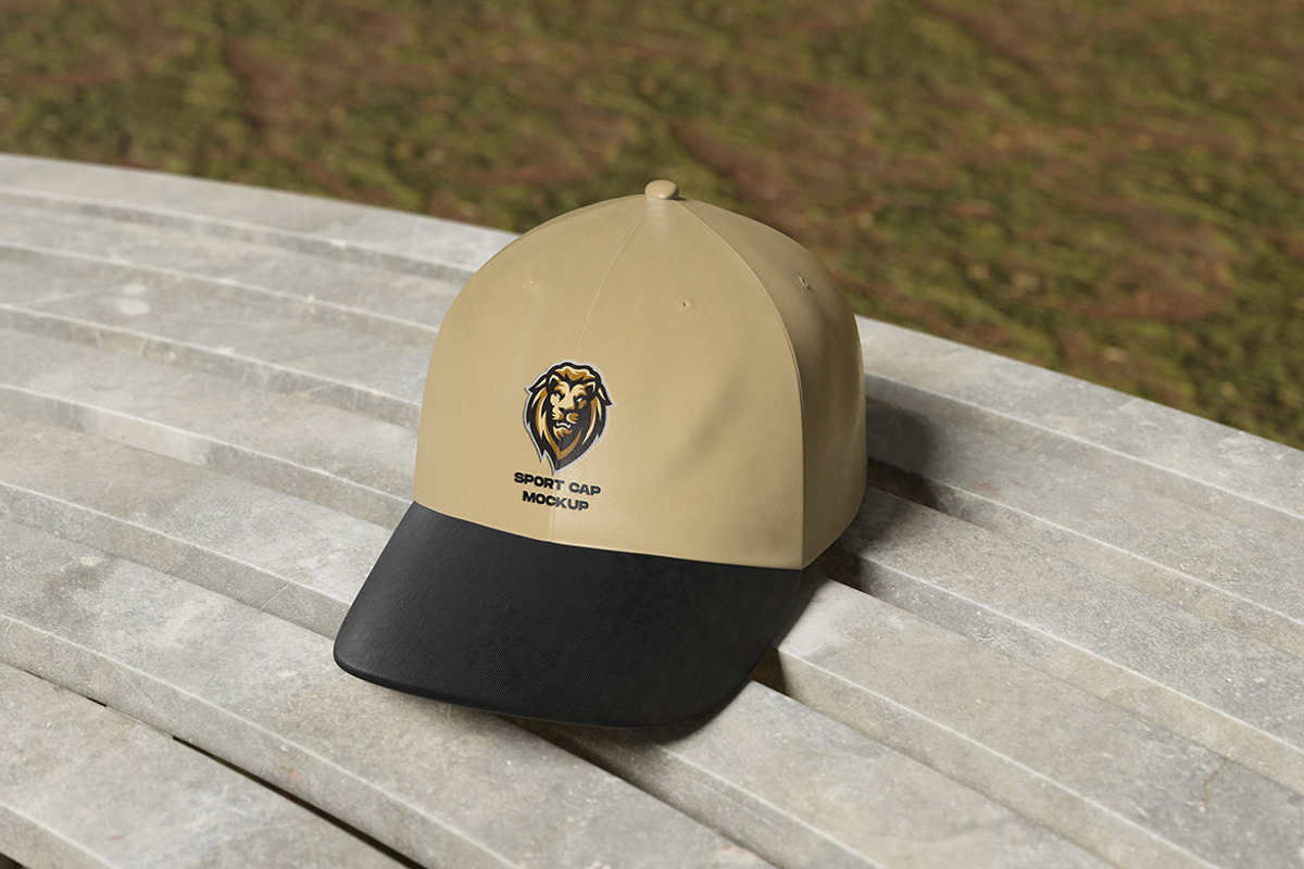 Outdoor Sport Cap Mockup, a Hat Mockup by ianmikraz (Photo 2 of 5)