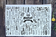 Set of doodle leaf and flowers, a Decorative Illustration by Markovka (Thumbnail 1 of 5)