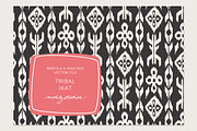 Tribal Ikat VECTOR & PSD tile & patt, a Pattern Graphic by michLg designs (Thumbnail 1 of 2)