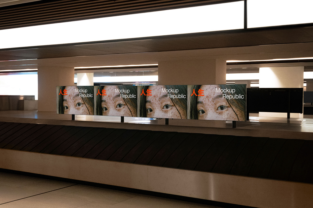 Billboard Screen Mockup 001, an Advertising Mockup by Burmess (Photo 2 of 7)