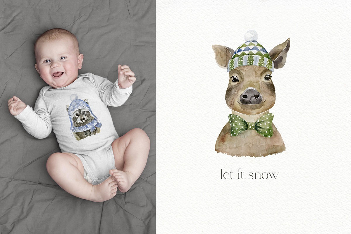 Сool CHRISTMAS Bundle., a Seasonal Illustration by Designwork (Photo 45 of 73)