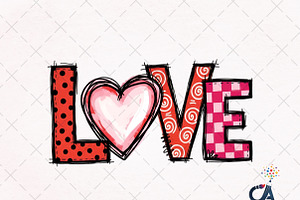 Valentine Love Heart Png, an Illustration by Creative Art