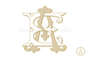 AE Monogram EA Monogram, an Illustration by Shuler Studio (Thumbnail 2 of 7)