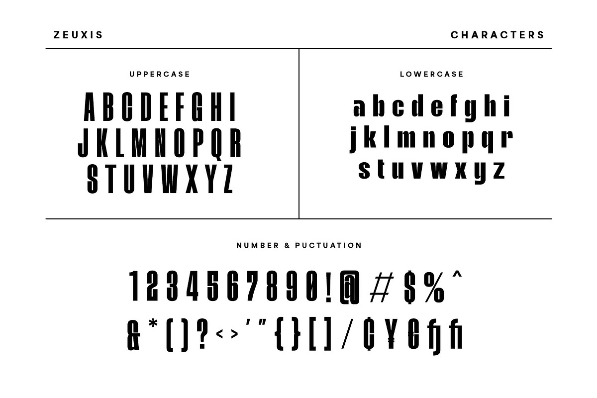 Zeuxis - Bold & Minimalist Sans, a Sans Serif Font by Almeera Std (Photo 4 of 7)