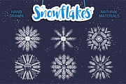 Christmas set. SNOWFLAKE. Winter., an Illustration by OlgaAlekseenko (Thumbnail 1 of 4)