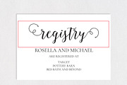 Registry Cards Editable SHR460, an Invitation Template by Shafura_Wedding (Thumbnail 5 of 5)