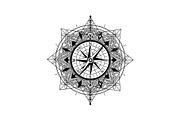 Ornamental Compass Rose SVG Bundle, an Illustration by Gaye Art (Thumbnail 20 of 31)