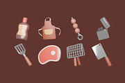 Barbecue 3D Illustration, an Object Illustration by graphicook (Thumbnail 3 of 3)
