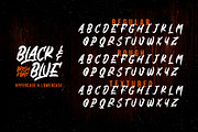 Black & Blue, a Font by Omotu Studio (Thumbnail 7 of 10)