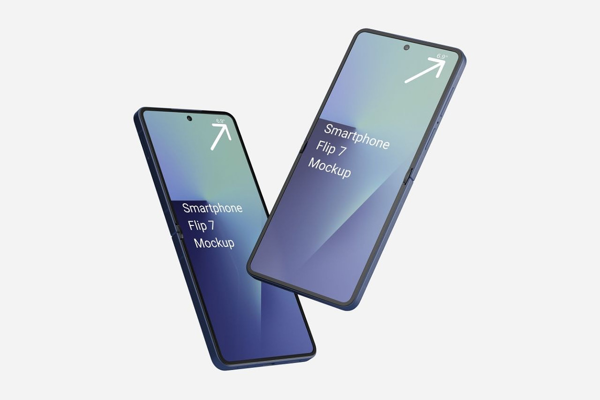 Smartphone Z Fold & Flip 7 Mockup, an Android Mockup by DSNA Mockup (Photo 7 of 13)