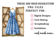 Watercolor Summer Chic Clipart, an Illustration by OK Design (Thumbnail 4 of 6)
