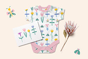 Spring Garden | Clipart + patterns, a Decorative Illustration by katieromanoff_art (Thumbnail 5 of 19)