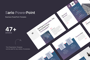 Sario - Business PowerPoint Template, a Presentation Template by graphix_shiv