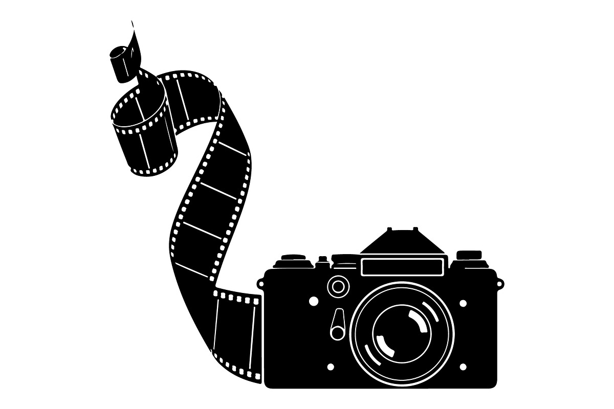 Vintage Camera Film Silhouette, an Object Illustration by yasushie (Photo 5 of 31)