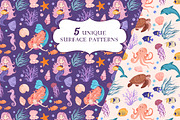Fabulous Ocean-Graphic Set, an Animal Illustration by Irina Diasli (Thumbnail 7 of 12)
