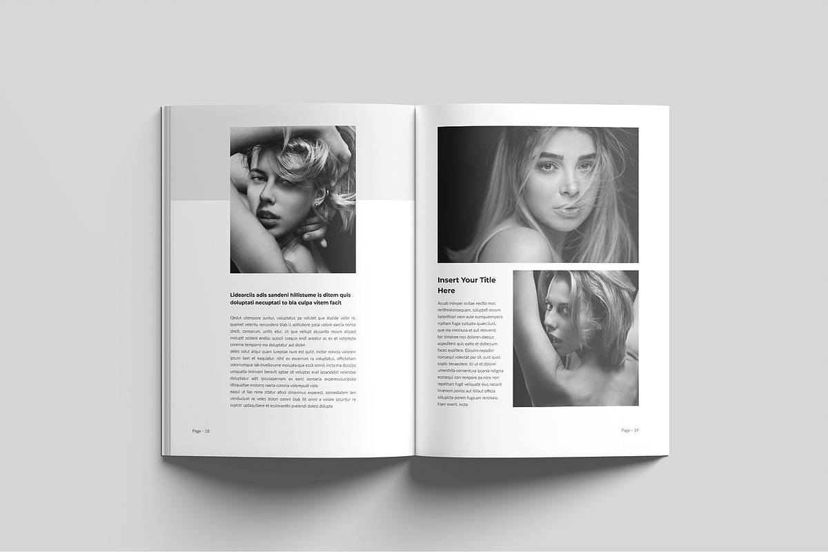 Fashion Magazine Template, a Magazine Template by Cleffon_Graphic_Studio (Photo 9 of 10)
