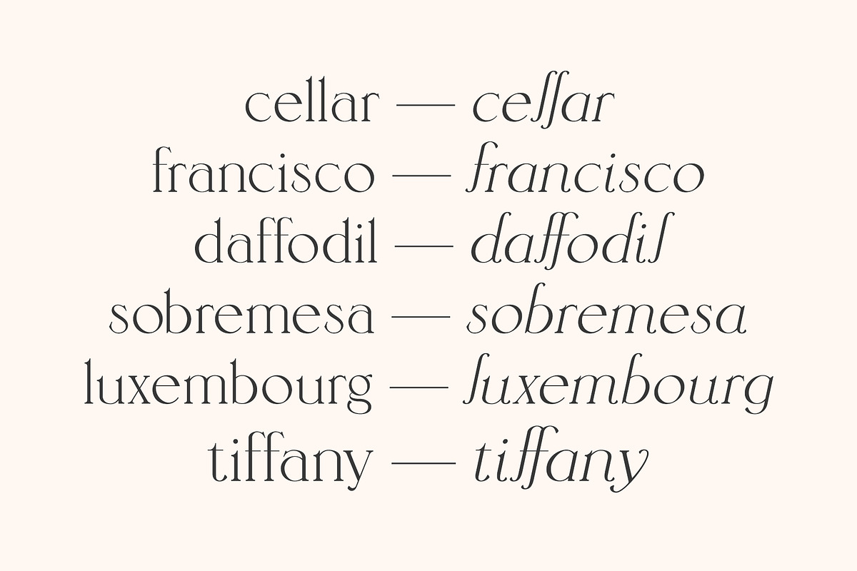 Sangarius // A Chic Serif Typeface, a Serif Font by Megs Lang (Photo 8 of 15)