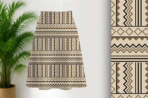 Ethnic Braids Seamless Repeat, a Pattern Graphic by Sharon Schwalbe