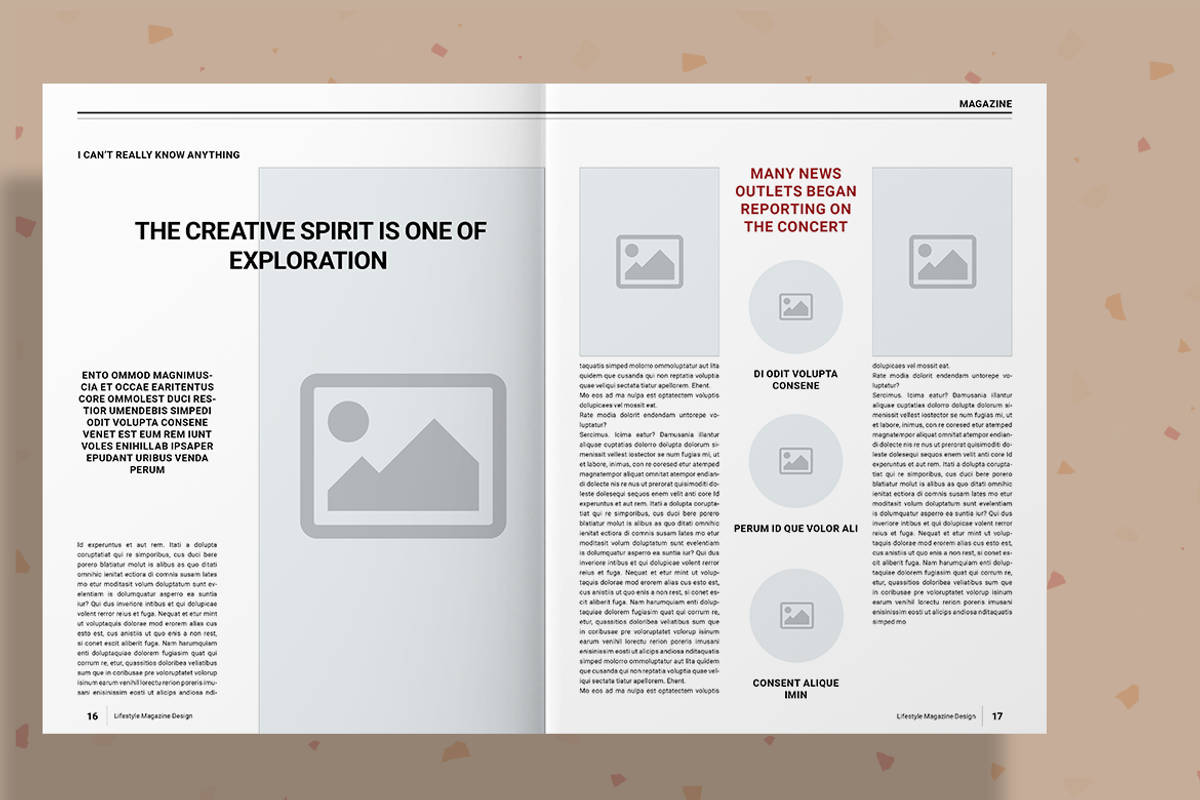 Red Magazine, a Magazine Template by Boris Cupac (Photo 10 of 13)