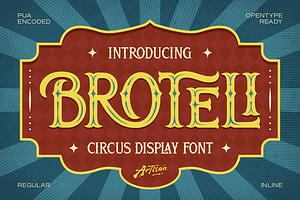 Broteli, a Serif Font by Artisan Themes