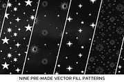 Night Sky Graphic Elements, a Texture Illustration by Joseph Melancon (Thumbnail 4 of 10)