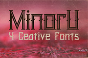 Minoru Font, a Font by MIIM (Thumbnail 1 of 5)