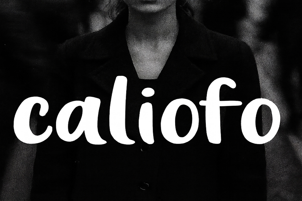 Caliofo – Bold Cursive Script Font, a Handwritten Font by RAHMAT (Photo 2 of 3)