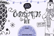 50%OFF -Christmas KIT Vol.1- Vector, an Animal Illustration by OlgaAlekseenko (Thumbnail 1 of 6)