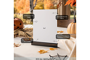 Elegant Fall Decor Sign Template, a Product Mockup by MockupWizard (Thumbnail 2 of 5)