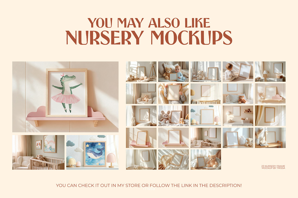 Nursery. — 14 Frame mockup, a Household Mockup by Trissa (Photo 7 of 7)
