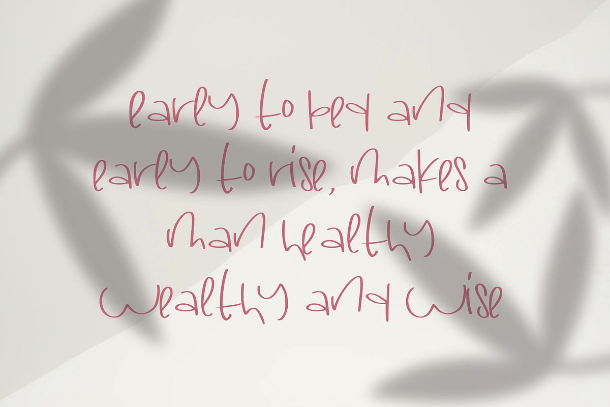 jasmine tea font, a Script Font by Mariyana (Photo 6 of 7)