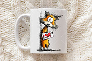 Funny Valentine Peeking Animals Clip, an Illustration by OK Design (Thumbnail 5 of 6)