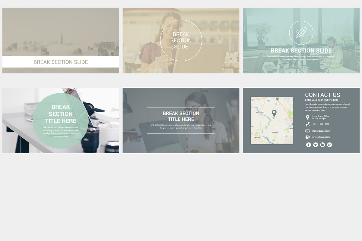 Modern Company Profile PowerPoint, a Presentation Template by SlideSalad (Photo 36 of 37)