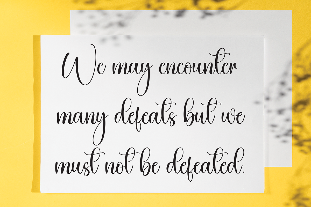 Cake Birthday | Script Font, a Handwritten Font by Scratchones (Photo 3 of 8)