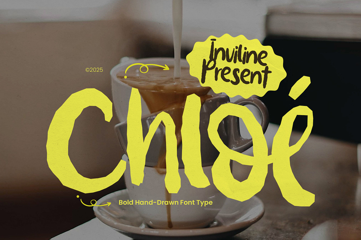Chloe - Fun Handwritten Font, a Handwritten Font by Inviline.co (Photo 1 of 17)