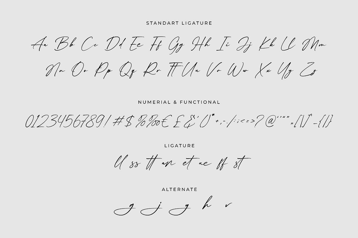 Bethany Avanue Modern Business Font, a Script Font by RantautypeStudio (Photo 14 of 15)