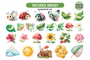 Watercolor Bug Clipart Bundle, an Illustration by TatiMockup (Thumbnail 4 of 6)