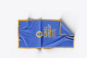 Beach Towel Mockup, a Product Mockup by OneVectorStock (Thumbnail 6 of 7)